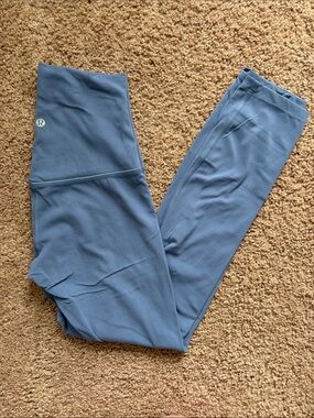 lululemon athletica light slate blue leggings